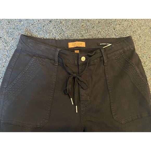 Judy Blue Garment Dyed High Waist Cuffed Jogger Jeans Navy Blue Size 13 31 - Picture 2 of 4